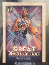 2021-22 Panini Donruss Basketball Isaiah Jackson-#23 RC Great X-Pectations. IND