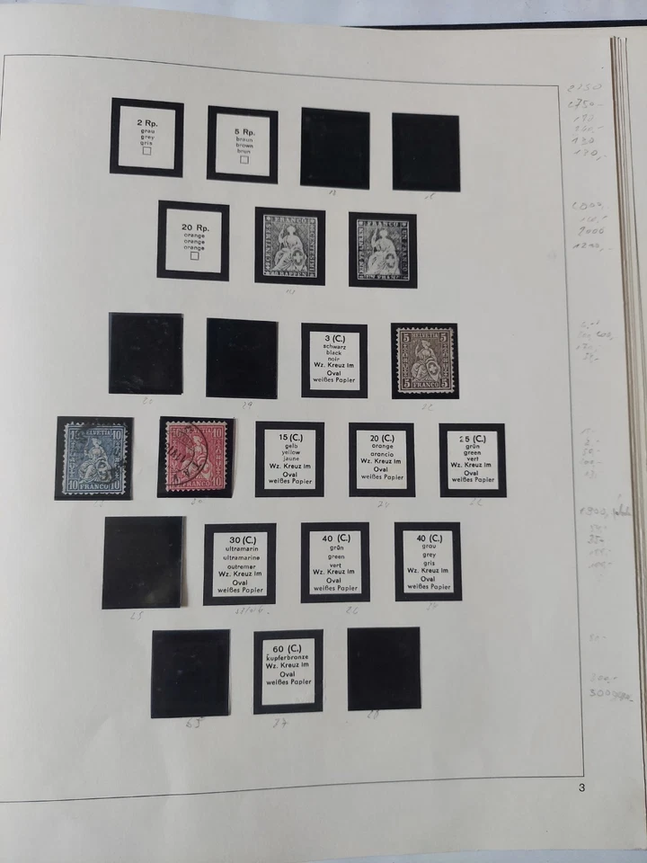 Schweiz Briefmarkensammlung 3 Alben, viele mit hohem Michel-Wert, Top! - Bild 2 von 4