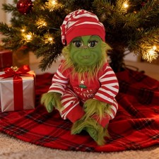 Christmas Grinch Baby Plush Toy Grinch Doll Christmas Kids Gift Home Decor AE