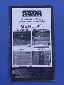 Virtua Racing Sega Genesis 32X Manual Only Original Authentic Very Good Cond