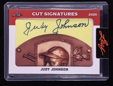 Judy Johnson 2025 Leaf x Pristine Auction Cut Signatures #CSJJ1
