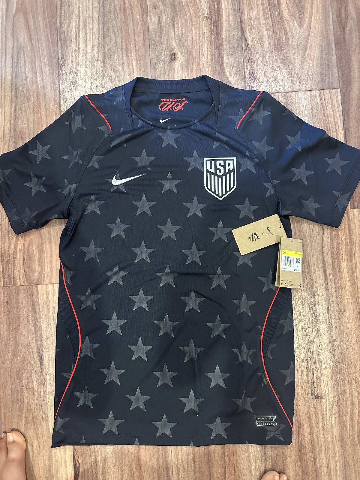 NEW Official FIFA USMNT Nike 2026 Away Stadium Replica Jersey (Blue, Adult S)