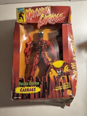 1994 Marvel Spider-Man Maximum Carnage Deluxe Edition Toy Biz 10'' Action Figure