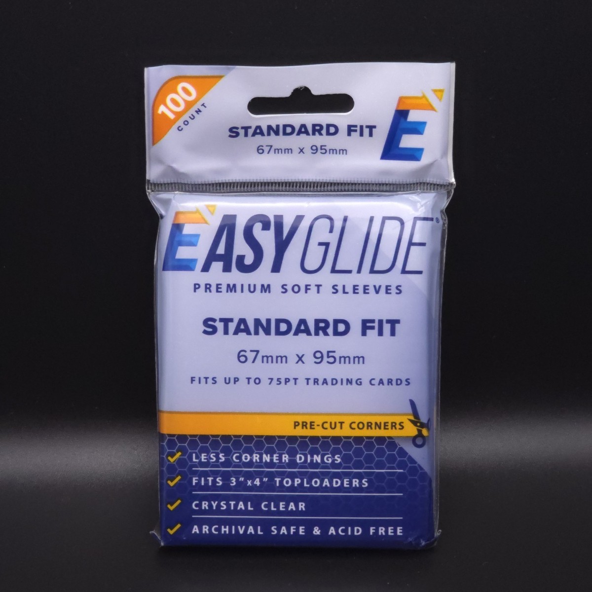 Shellz Easy Glide 1 Pack Of 100 Soft Penny Sleeves Standard Fit