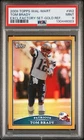 2009 Topps Tom Brady W2 GOLD REFRACTOR PSA 9 MINT