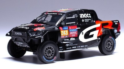 Toyota Hilux T1U Dakar 2024 N°216 – IXO 1/43, RAM931, Modèle Neuf