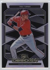 2020 Panini Chronicles Obsidian Electric Etch Purple 96/99 Trea Turner #58 0q3
