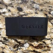 Ekster Cash Clip Black Logo Men's Solid Modern Money Clip