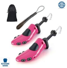Shoe Stretcher Pair Two Way Adjustable Widener Expander Length Width Plugs