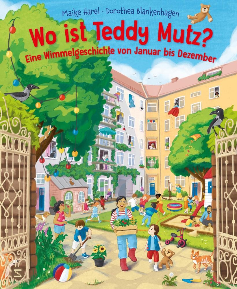 Maike Harel ~ Wo ist Teddy Mutz? Eine Wimmelgeschichte von Jan ...