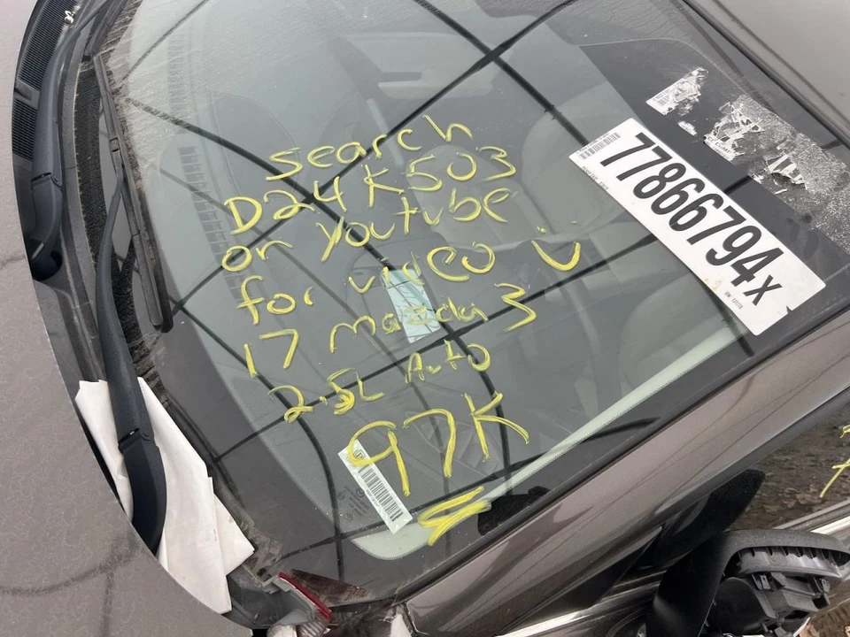 Steering Column Hatchback With Cruise Control Fits 17-18 MAZDA 3 180375 - Image 2 of 4