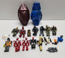 Mega Bloks Construx Halo y Call of Duty Marvel Lote Mixto 10 Figuras + Piezas