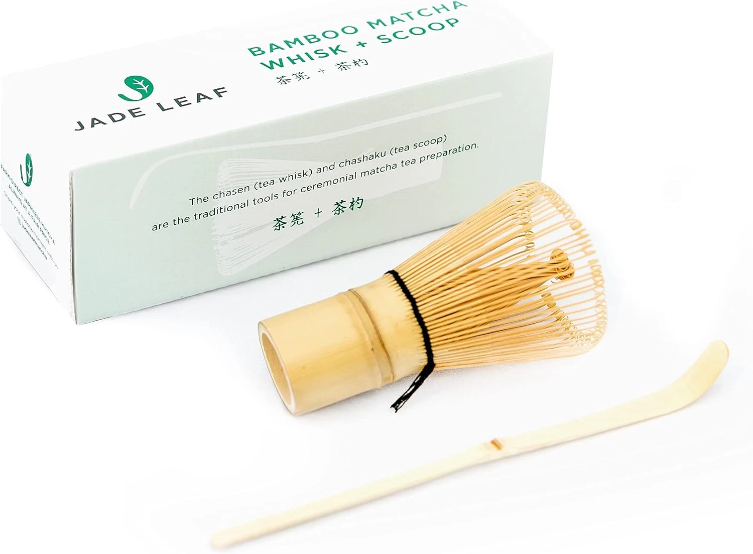 - Traditional Bamboo Whisk (Chasen) + Scoop (Chashaku) - Replacement Tea Set for