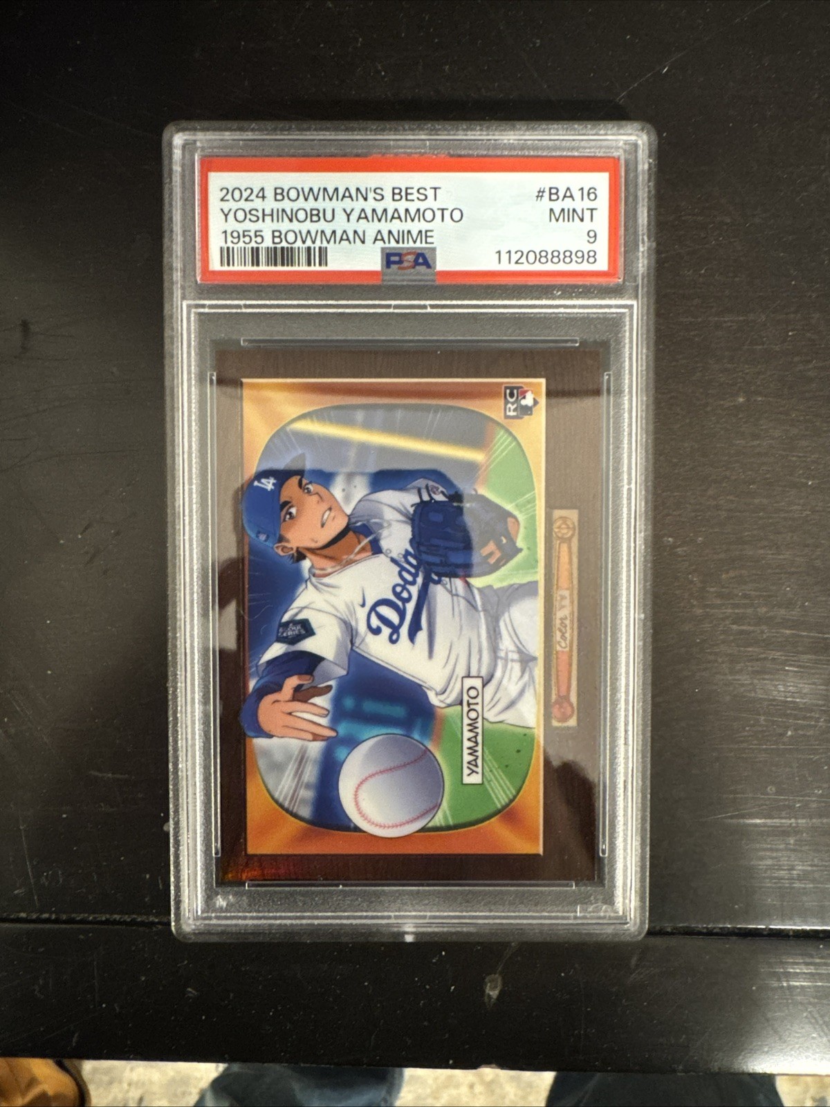 2024 Bowman's Best - 1955 Bowman Anime Yoshinobu Yamamoto #BA-16 (RC)