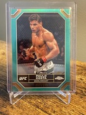 2024 Topps Chrome UFC - Paulo Costa #154 Aqua Refractor /199