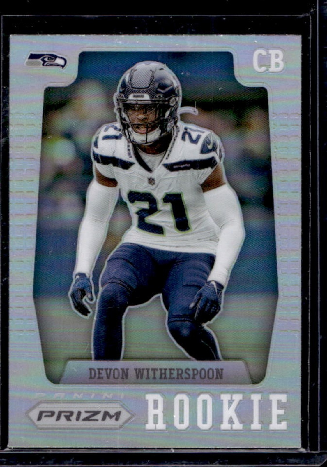 2023 Prizm Devon Witherspoon Flashback Rookie Prizms Silver RC #PFR-5 Seahawks