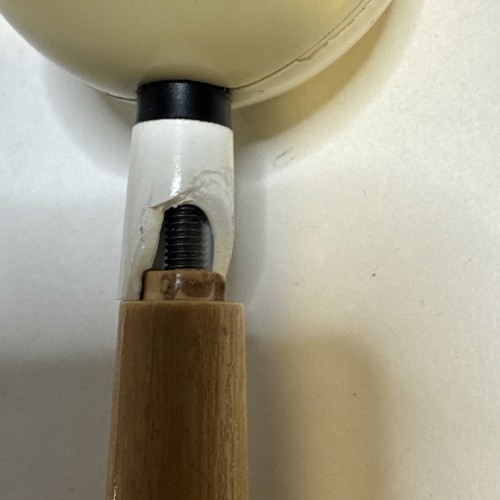 RARE Vintage Bud Light Pool Stick Cue White Ball Tap Handle Beer Brewing - Picture 2 of 7