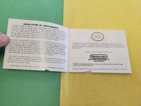 Spot Nintendo NES Genuine Authentic Vintage Instruction Manual 