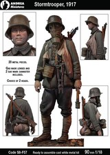 Andrea Miniatures #S8-F57 Classics in 90mm: Stormtrooper 1917 Figure Kit