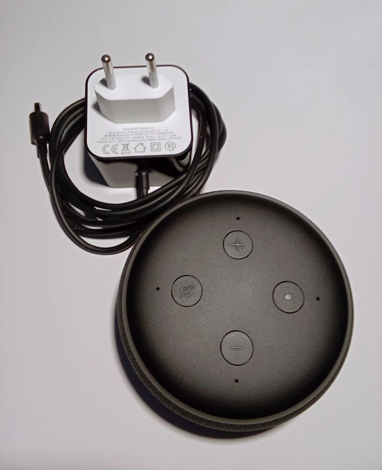 Echo Dot (3. Gen.) Intellig. Lautsprecher mit Alexa, Schwarz und Grau (Trade IN)