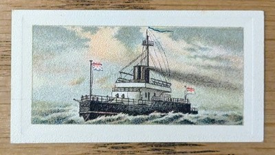 1930 Cigarette Card Evolution of The British Navy #24 HMS Thunderer 