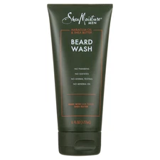 Shea Moisture Deep Clean Beard Wash with Maracuja Oil & Shea Butter, 6 Oz