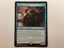 MTG CL Battle For Baldur’s Gate DISPLACER KITTEN Foil NM (BIN) Graded Power