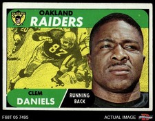 1968 Topps #90 Clem Daniels Raiders Prairie View 4 - VG/EX