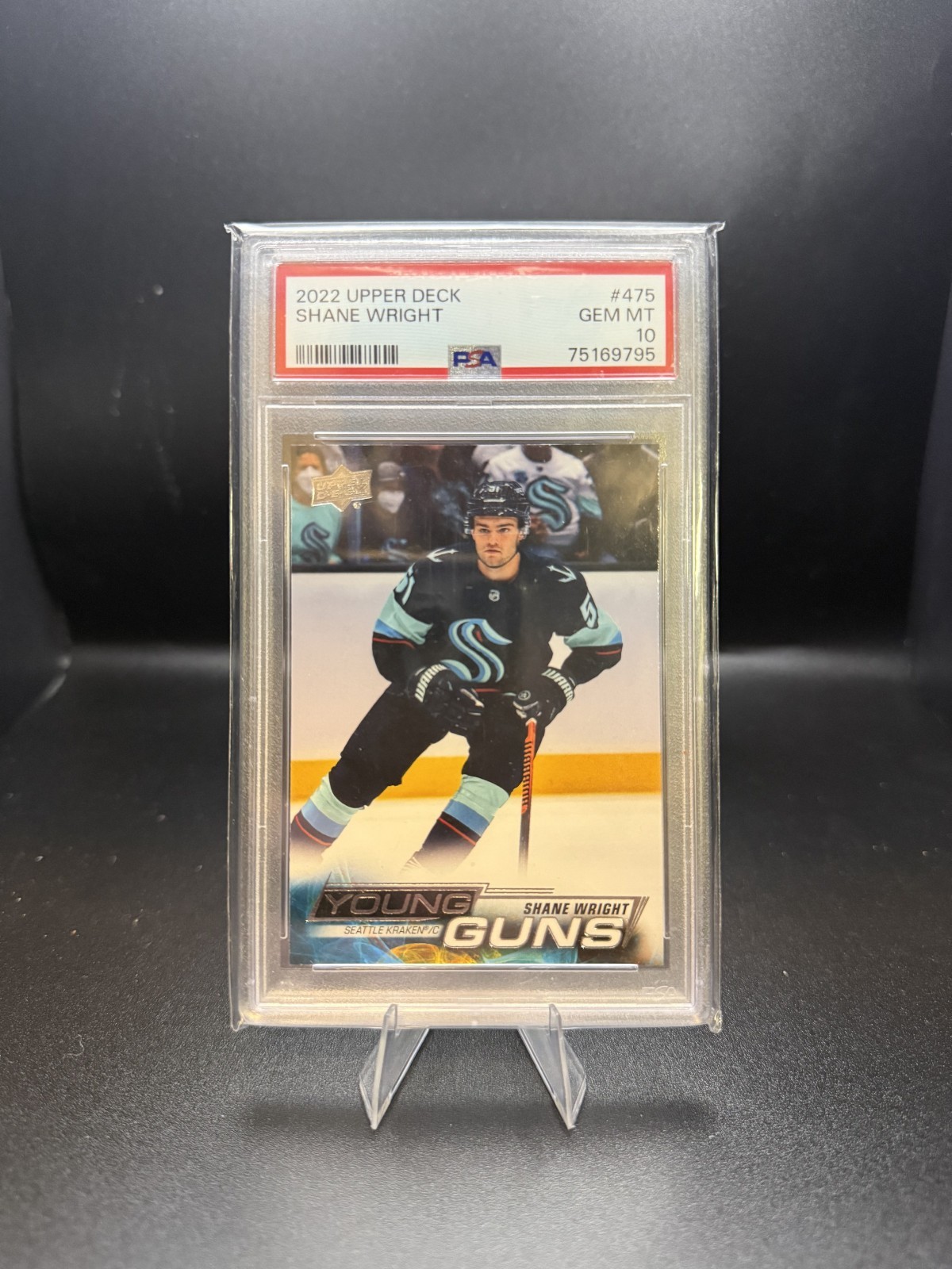 SHANE WRIGHT 2022-23 Upper Deck Young Guns Rookie #475 PSA 10 GEM