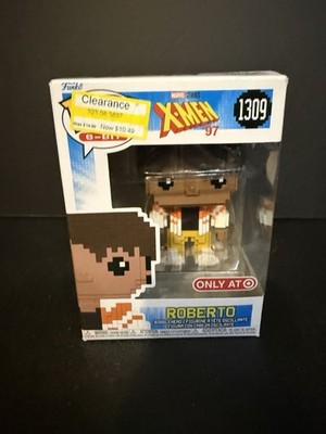 FUNKO POP 8-BIT  ! ROBERTO 1309 TARGET EXCLUSIVE X-MEN 97 DAMAGED BOX G01