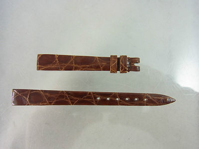 CHOPARD UHREN ARMBAND ERSATZBAND LEDERARMBAND 10mm KROKOLEDER | n285