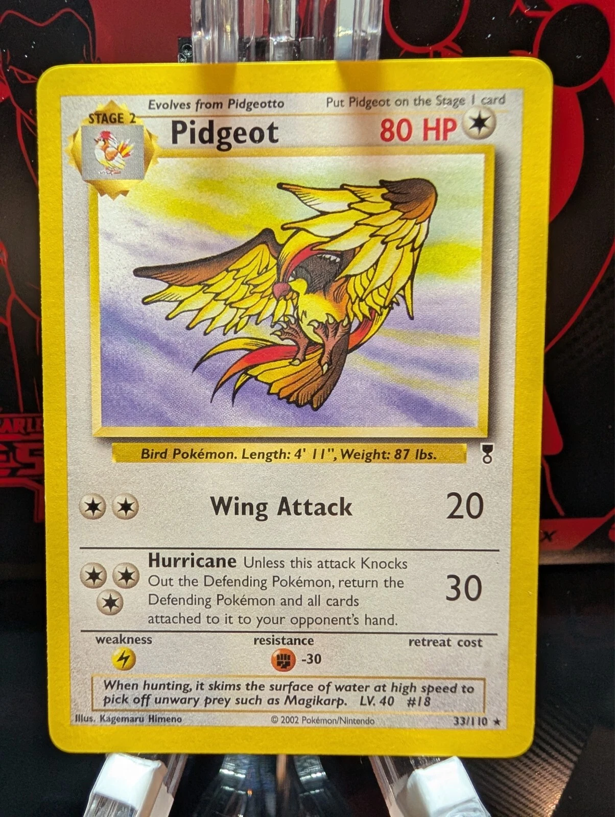 Pokemon Pidgeot 33/110 Legendary Collection Rare WOTC NM