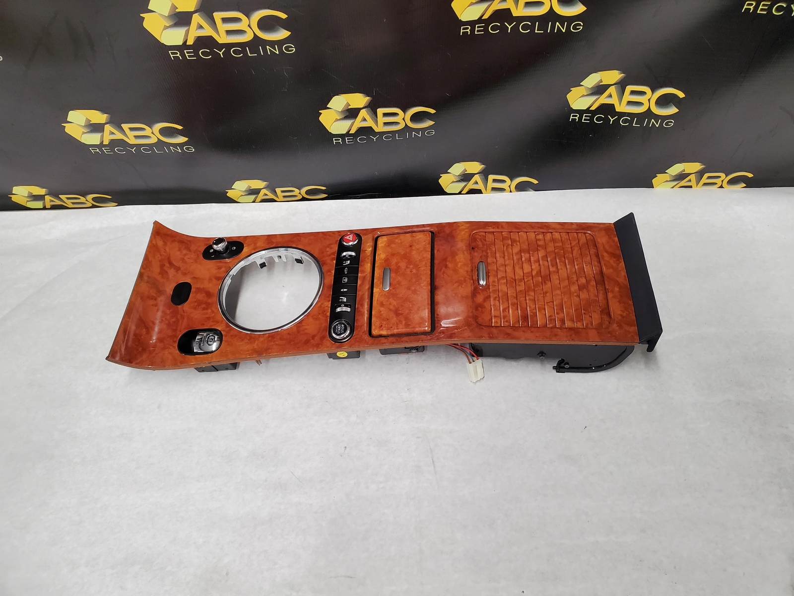 2007 Bentley Flying Spur Center Console Wood Storage Bezel Trim Panel OEM 07