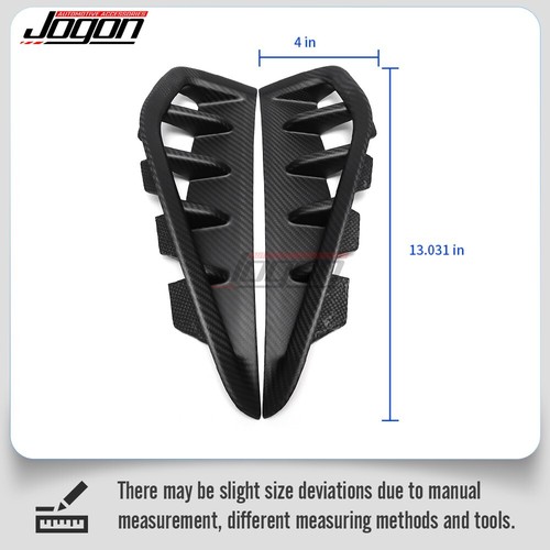 Matte Carbon Side Fender Air Vent Cover For Ram 1500 TRX Rebel Pickup 2019-2024 - Picture 4 of 11