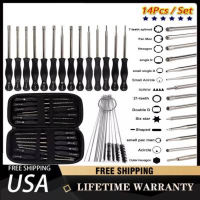 #ad 14PCS Screwdriver Carburetor Adjustment Tool Carb Adjust Kit for 2 Cycle Engine. $17.97