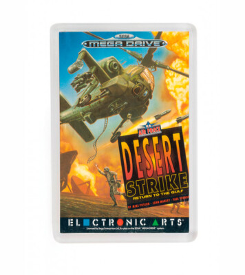 DESERT STRIKE SEGA MEGA DRIVE FRIDGE MAGNET IMAN NEVERA