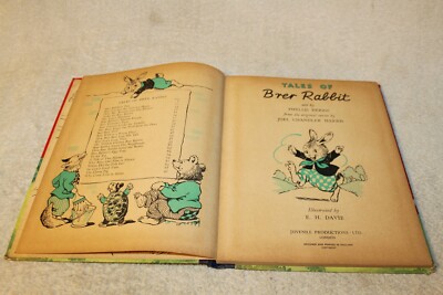 1960 Tales of Brer Rabbit, by Phyllis Briggs, HB | eBay