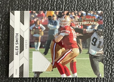  ALEX SMITH 2010 PANINI THREADS 3 COLOR GAME USED PRIME JERSEY #'D /50! 49ERS!