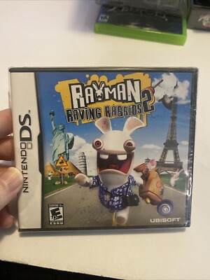 Nintendo DS Rayman Raving Rabbits 2 Video Game Sealed