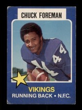 1975 TOPPS WONDER BREAD ALL-STAR #15 CHUCK FOREMAN MINNESOTA VIKINGS