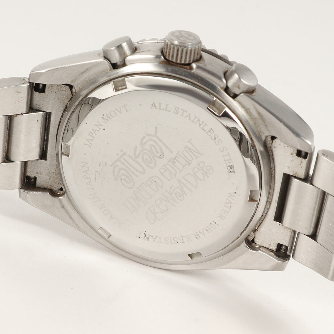 00s STUSSY CREWSADER SILVER WATCH Stussy Deluxe Japanese Crewsader 