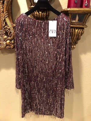 zara burgundy sequin dress Must-Have Burgundy Dress from Zara Haul
