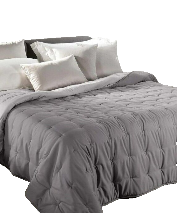 Trapunta matrimoniale Caleffi Calduccia Mia grigio