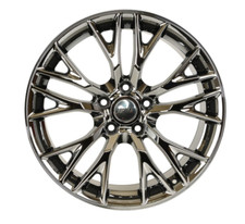 4 Pc 1819 Staggered Black Chrome Wheels Rims For Corvette C6 C7 5x120.7