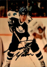 Stewart Gavin Signed Toronto Maple Leafs Trading Card Sized Mini Photo