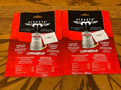 DynaTrap Atrakta Lure Sachet Mosquito Attractant Outdoor Pest 120 day Supply