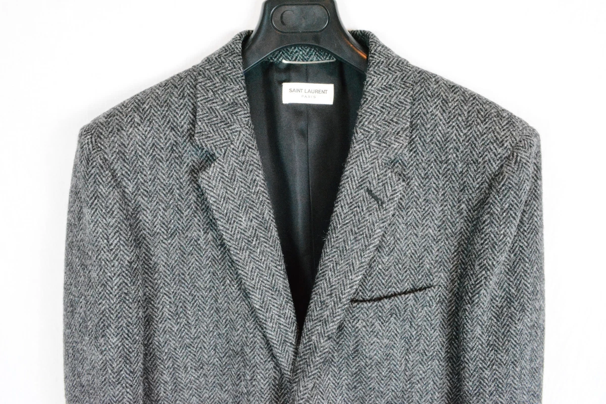 Saint laurent herringbone 2024 blazer