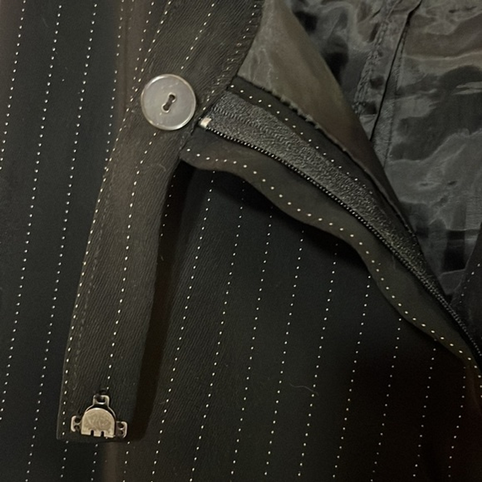 Kasper 3 pc pinstripe suit including blazer, skirt, f… Gem