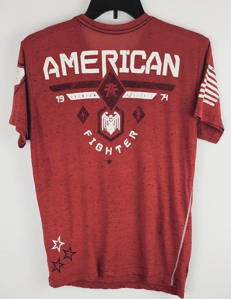 Great Description About American Fighter Shirts Red