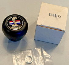 New 1964.5-69 Shelby Ford Cobra Leather Wrap Stitched Manual Shift Knob Wnut